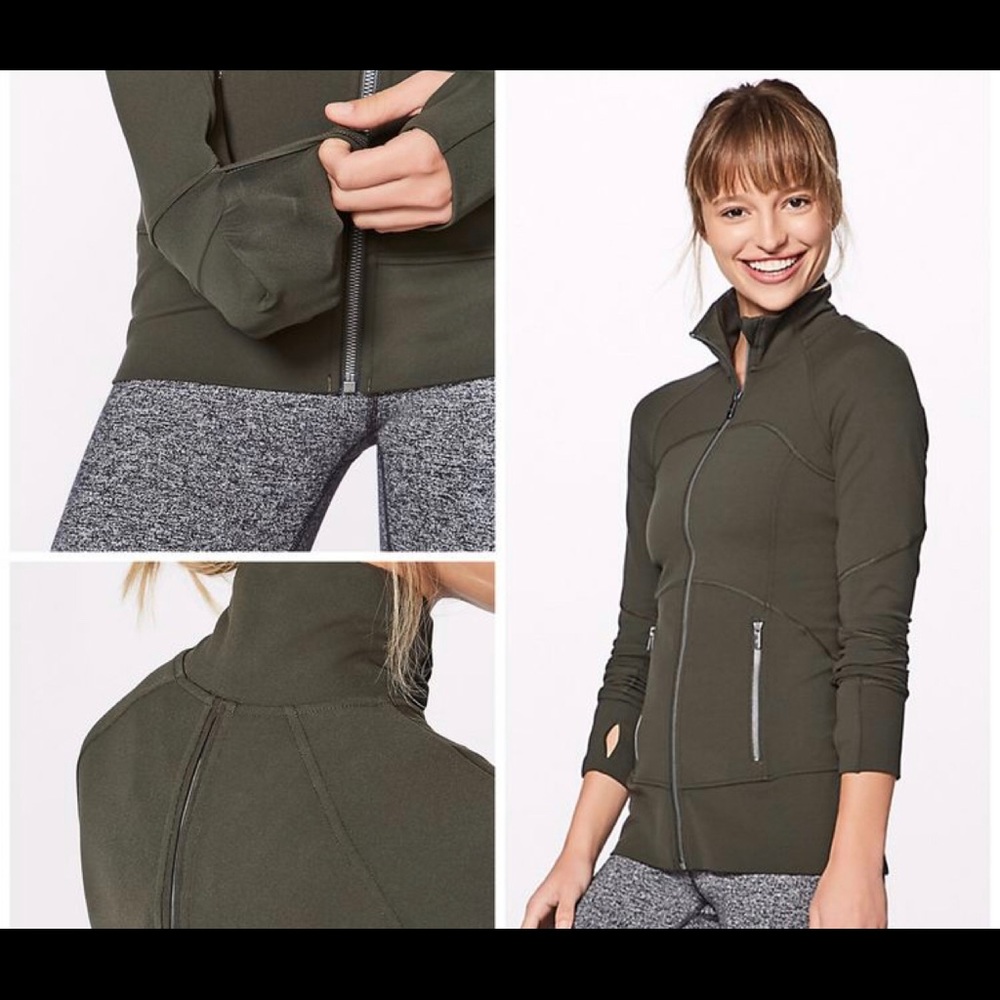 Lululemon Contour Jacket- Olive Green